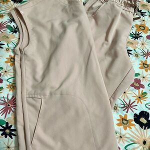 Jannuu pale pink set small top and small petite joggers